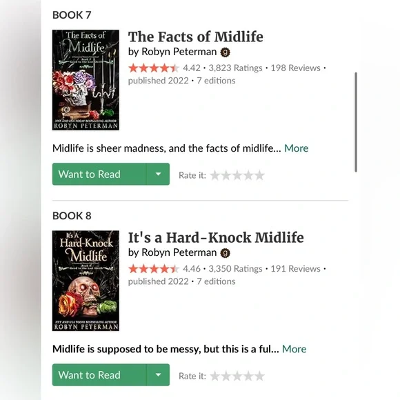 Book 7 & 8 Robyn peterman good to the last death series - Picture 4 of 4